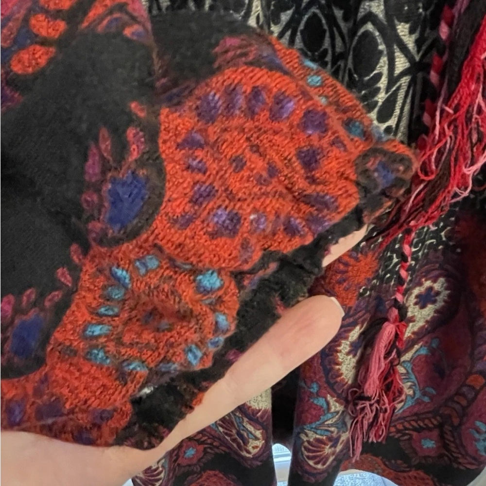 Sahalie boho embroidery knit paisley midi dress - Picture 6 of 6
